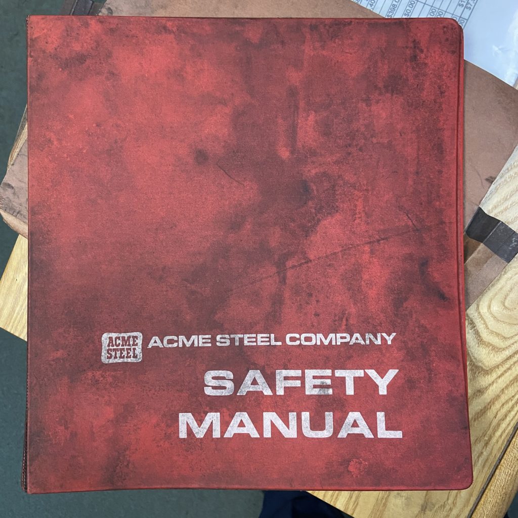 Acme Coke Steel Chicago Torrence Safety Manual