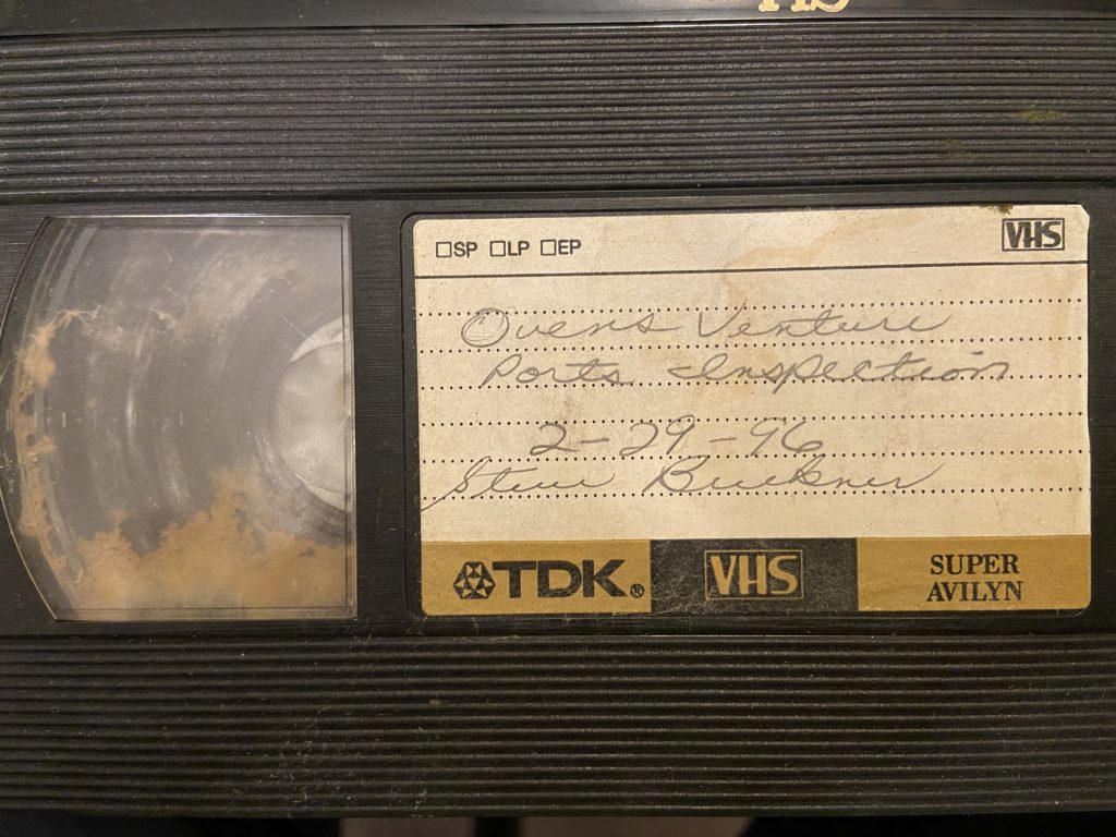 filth inside VHS tape