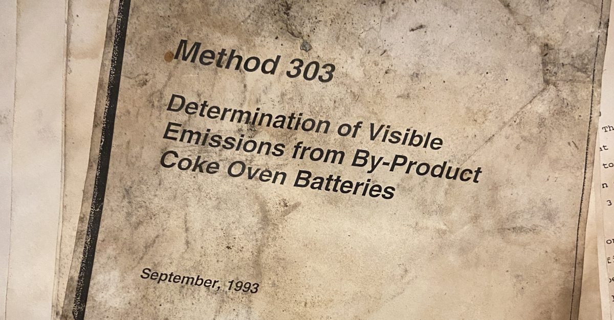 method 303 coke oven ve